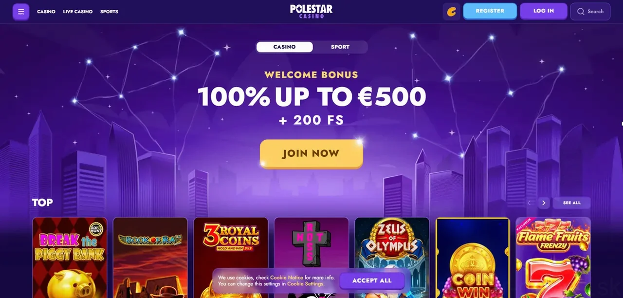 Polestar Casino - Komplexná Recenzia 2026 Casino
